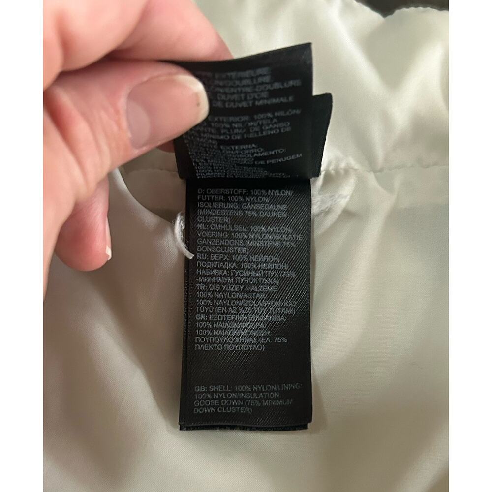 The North Face Women’s Olive Green 550 Goose Down Quilted Puffer Jacket Size S - Picture 10 of 10